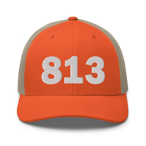 813 Area Code Trucker Cap