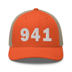 941 Area Code Trucker Cap