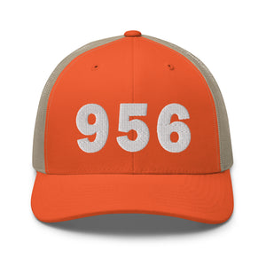 956 Area Code Trucker Cap