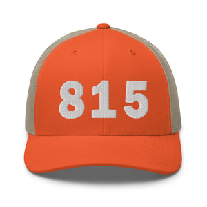 815 Area Code Trucker Cap