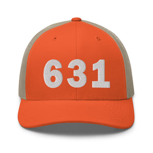 631 Area Code Trucker Cap