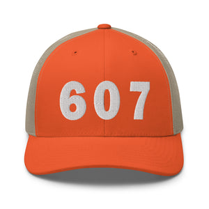 607 Area Code Trucker Cap