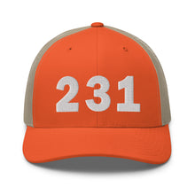 Load image into Gallery viewer, 231 Area Code Trucker Cap