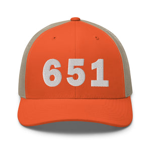 651 Area Code Trucker Cap