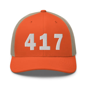 417 Area Code Trucker Cap
