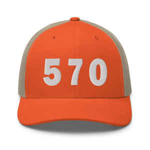 570 Area Code Trucker Cap