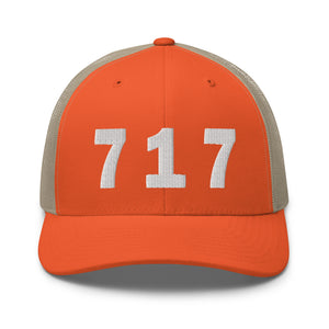 717 Area Code Trucker Cap