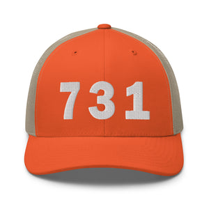 731 Area Code Trucker Cap