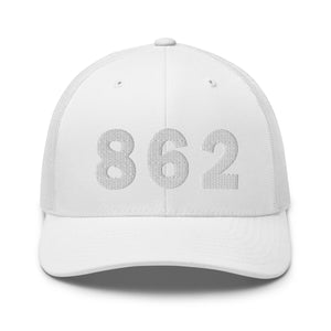 862 Area Code Trucker Cap