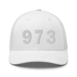 973 Area Code Trucker Cap