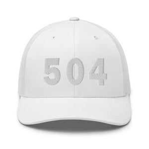 504 Area Code Trucker Cap