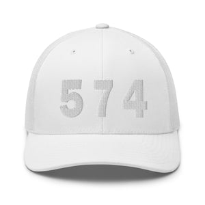 574 Area Code Trucker Cap