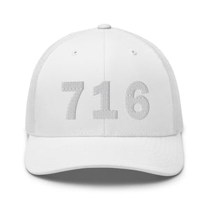 716 Area Code Trucker Cap