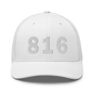 816 Area Code Trucker Cap