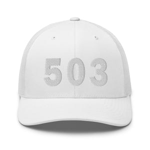 503 Area Code Trucker Cap