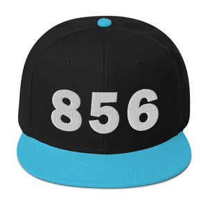 856 Area Code Snapback Hat