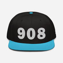 Load image into Gallery viewer, 908 Area Code Snapback Hat