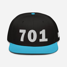 Load image into Gallery viewer, 701 Area Code Snapback Hat