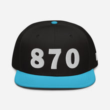 Load image into Gallery viewer, 870 Area Code Snapback Hat