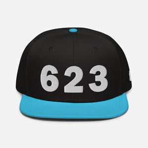 623 Area Code Snapback Hat