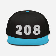 Load image into Gallery viewer, 208 Area Code Snapback Hat