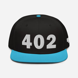 402 Area Code Snapback Hat