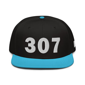 307 Area Code Snapback Hat