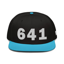 Load image into Gallery viewer, 641 Area Code Snapback Hat