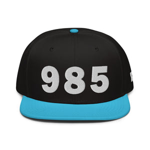 985 Area Code Snapback Hat