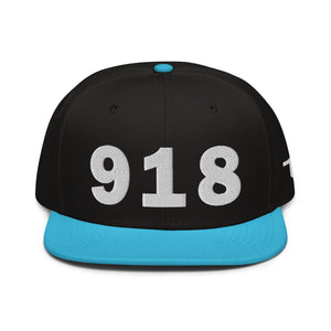 918 Area Code Snapback Hat