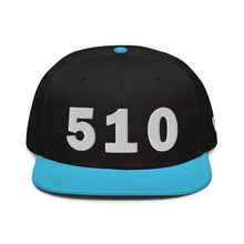 Load image into Gallery viewer, 510 Area Code Snapback Hat