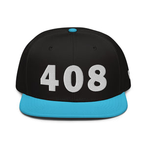 408 Area Code Snapback Hat