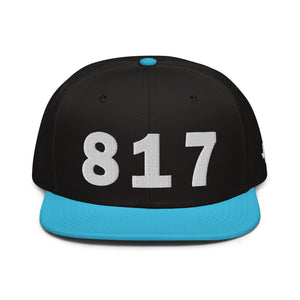 817 Area Code Snapback Hat