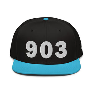 903 Area Code Snapback Hat