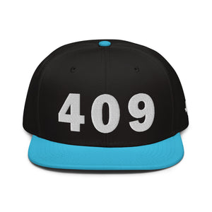 409 Area Code Snapback Hat