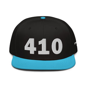 410 Area Code Snapback Hat