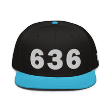 Load image into Gallery viewer, 636 Area Code Snapback Hat