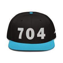 Load image into Gallery viewer, 704 Area Code Snapback Hat