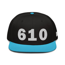 Load image into Gallery viewer, 610 Area Code Snapback Hat