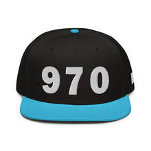 Load image into Gallery viewer, 970 Area Code Snapback Hat