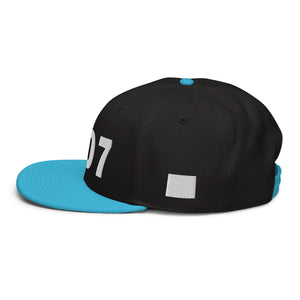 307 Area Code Snapback Hat