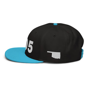 405 Area Code Snapback Hat