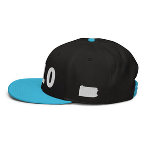 610 Area Code Snapback Hat