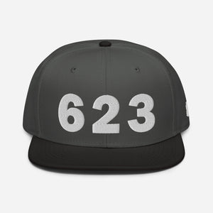 623 Area Code Snapback Hat