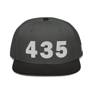 435 Area Code Snapback Hat