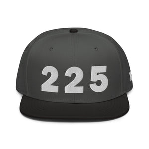 225 Area Code Snapback Hat