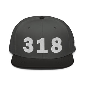 318 Area Code Snapback Hat