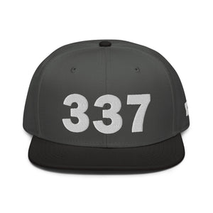 337 Area Code Snapback Hat