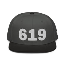 Load image into Gallery viewer, 619 Area Code Snapback Hat