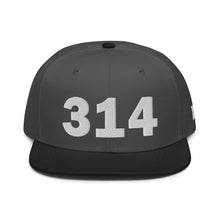 Load image into Gallery viewer, 314 Area Code Snapback Hat